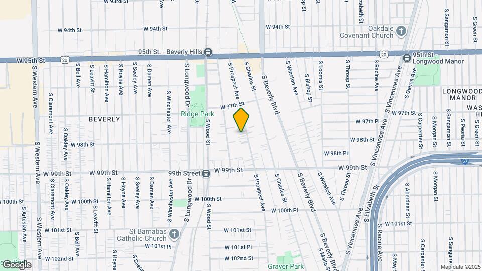 9766 S Prospect Ave Map and Location Details