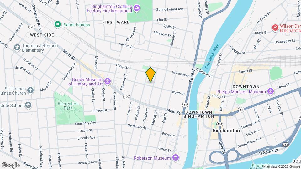 36 North St Mapa y Detalles de la Ubicación