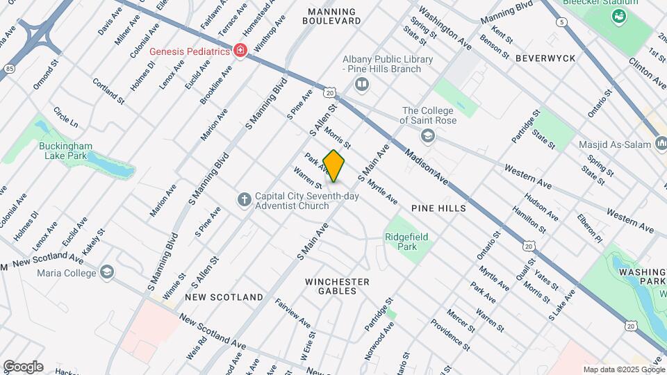 127 Ryckman Ave Mapa y Detalles de la Ubicación