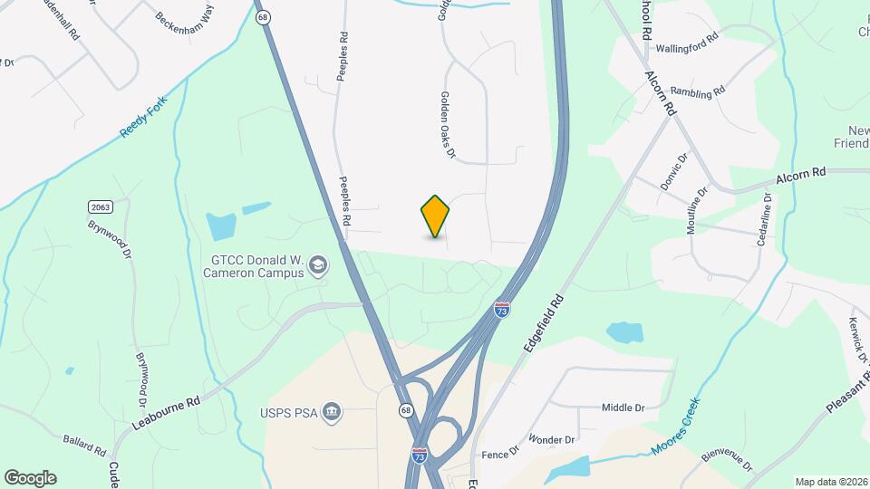 4916 Gold Crest Dr Map and Location Details