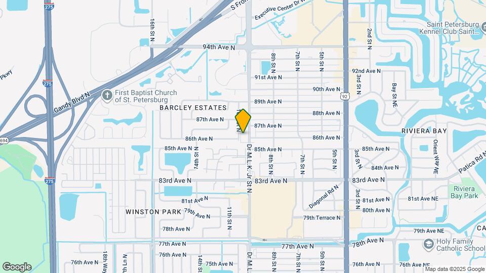 8651 10th St N Map and Location Details