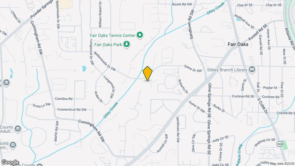 1570 Oakpoint Dr SW Map and Location Details