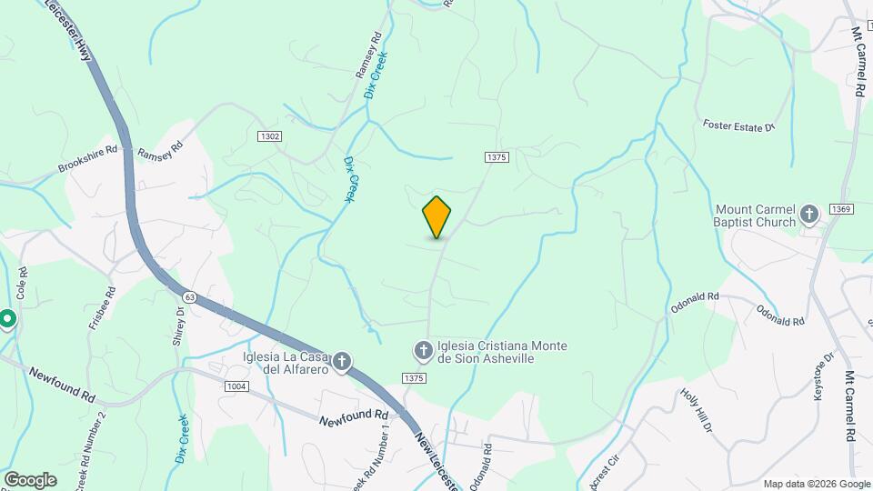 98 Dix Creek Chapel Rd Map and Location Details