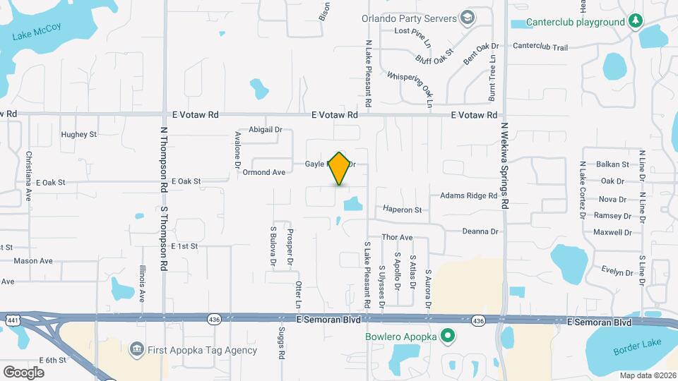 1501 Sunset View Cir Map and Location Details