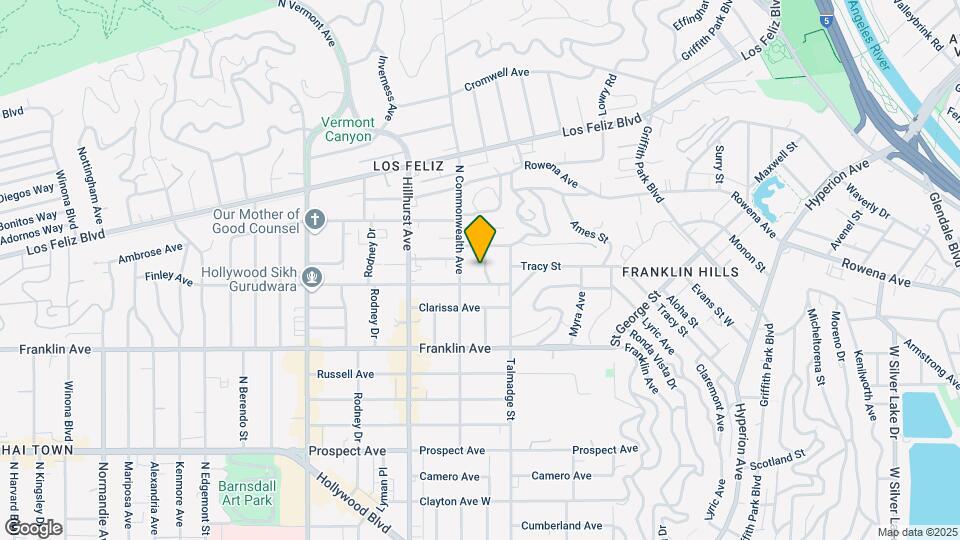 2017 Hoover St Map and Location Details
