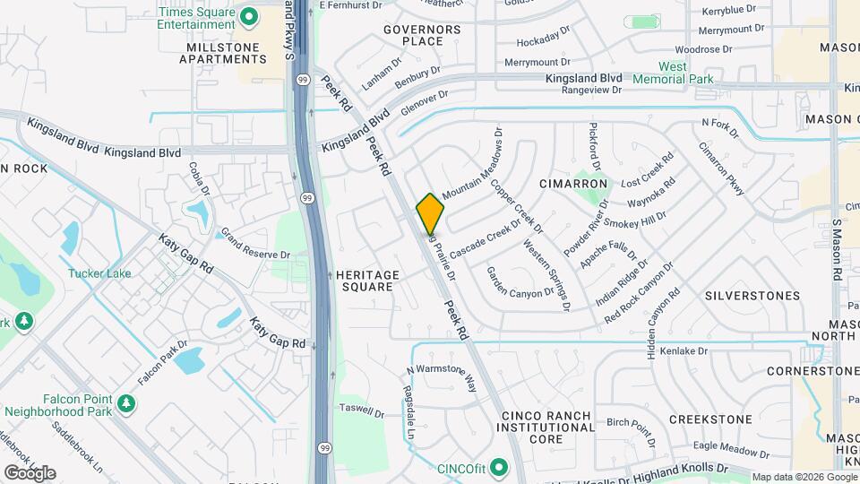 918 Long Prairie Dr Map and Location Details