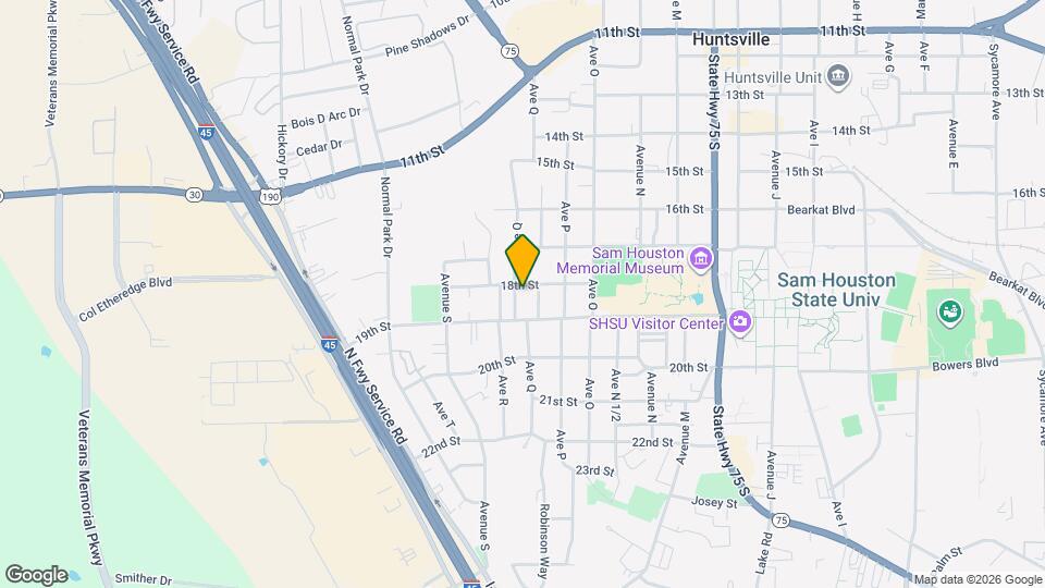 1805 Ave Q Map and Location Details