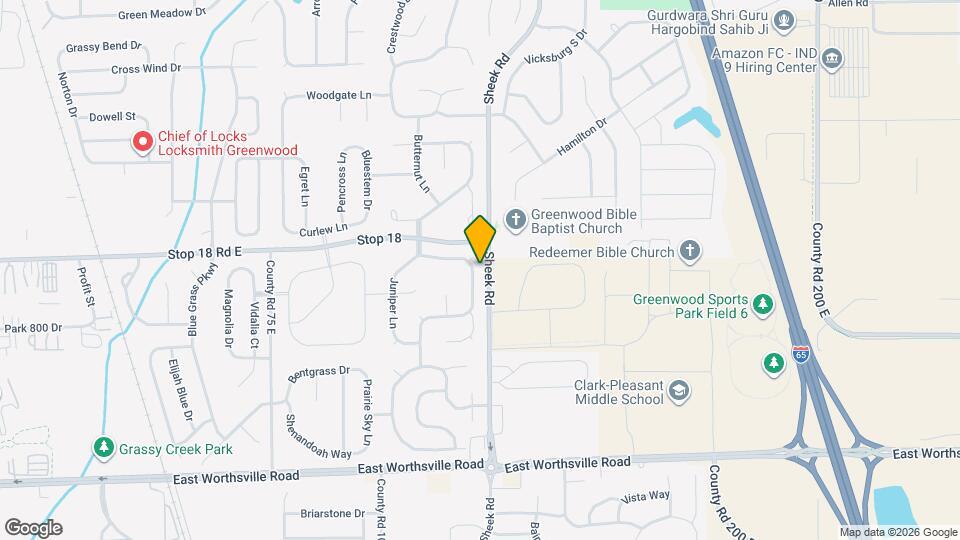 1647 Sweetgum Dr Mapa y Detalles de la Ubicación