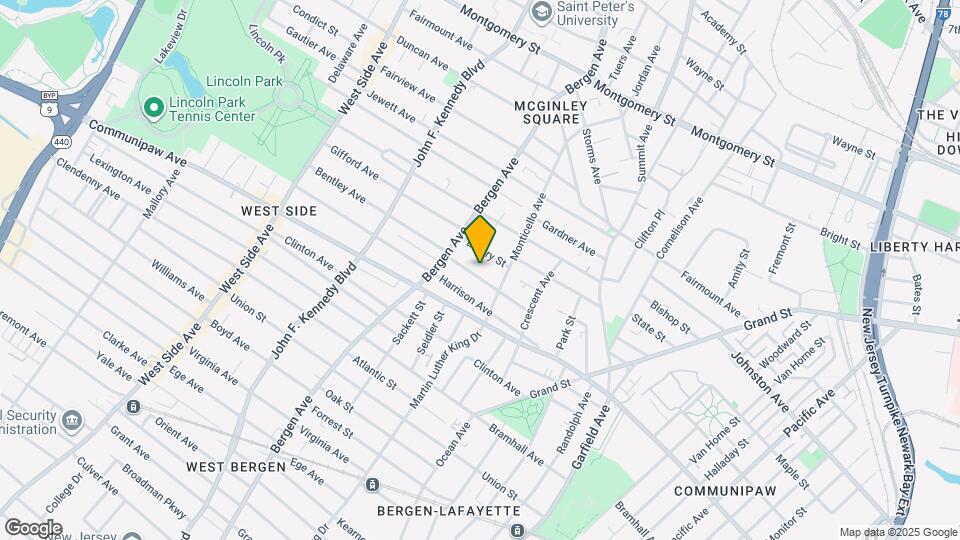 54 Brinkerhoff St, Unit Ground Floor Apartment Map and Location Details