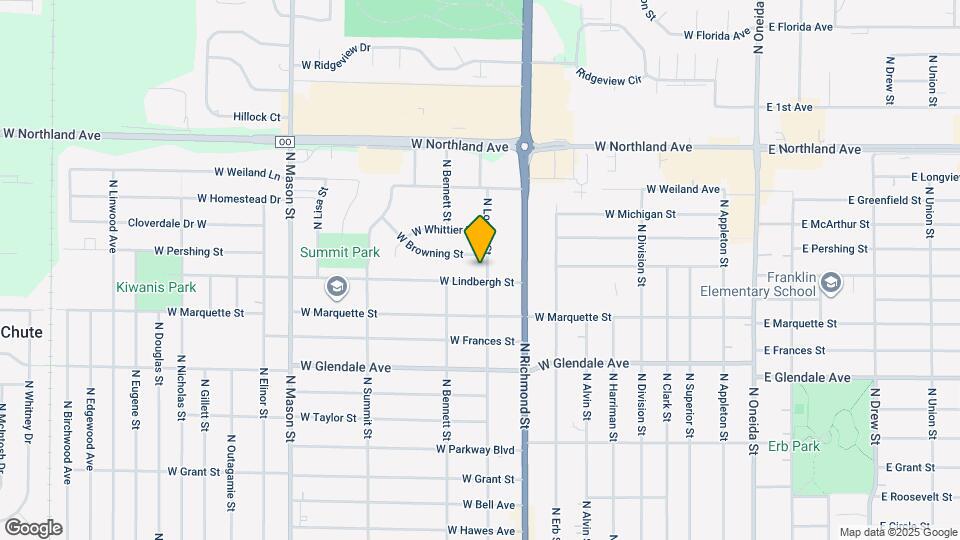2407 N Locust St Map and Location Details