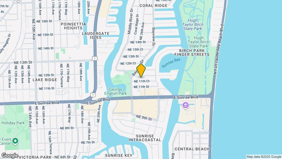 2601 NE 11th Ct Map and Location Details