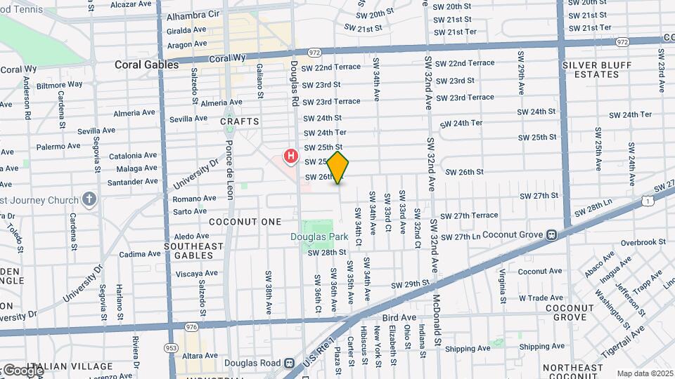 2622 SW 36th Ave Map and Location Details