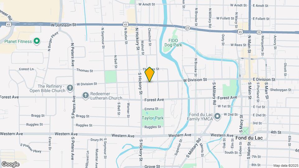 378 W Division St, Unit Lower Mapa y Detalles de la Ubicación