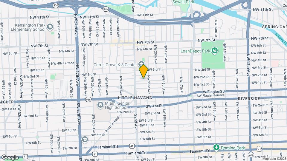 2137 NW 1st Terrace Mapa y Detalles de la Ubicación