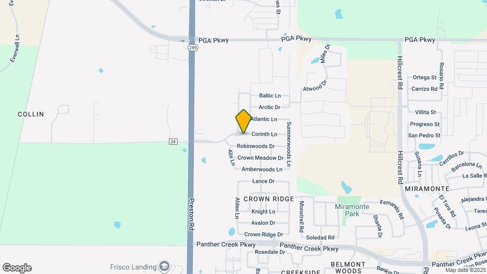 9525 Corinth Ln Map and Location Details