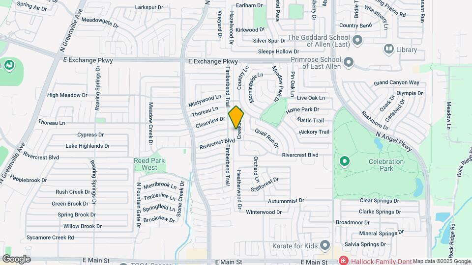 505 Creekside Ln Map and Location Details
