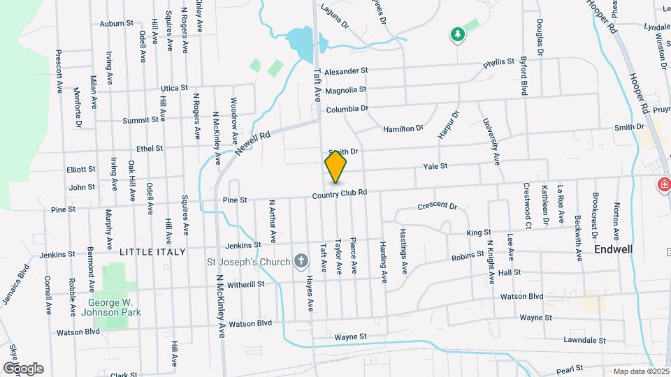 2305 Country Club Rd Map and Location Details