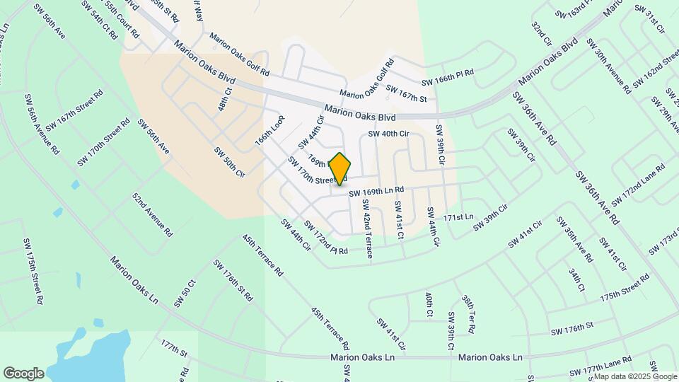 4415 SW 169th Ln Rd Map and Location Details