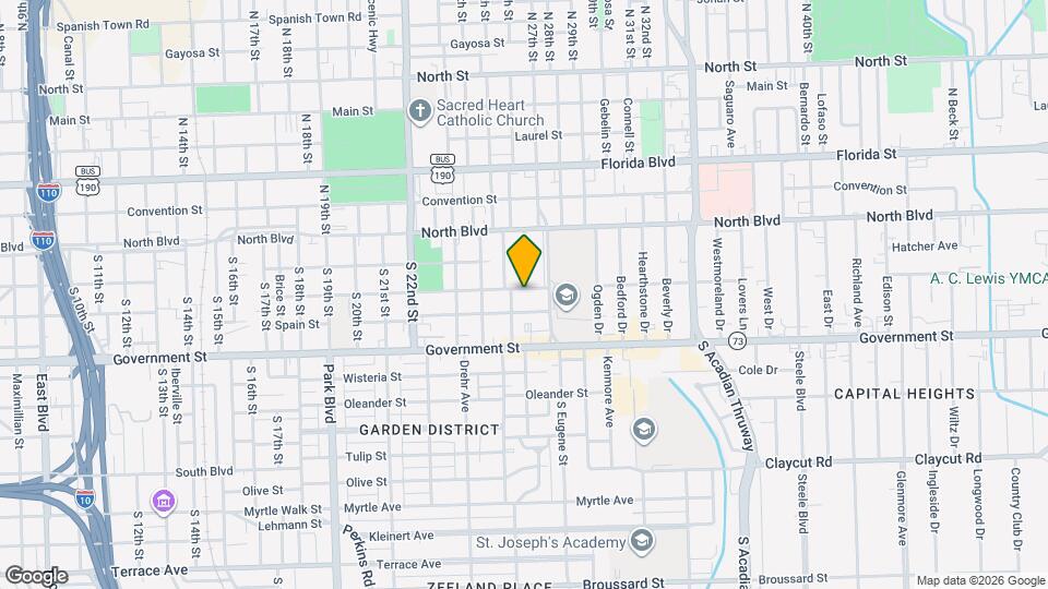 2500 Louisiana Ave Map and Location Details