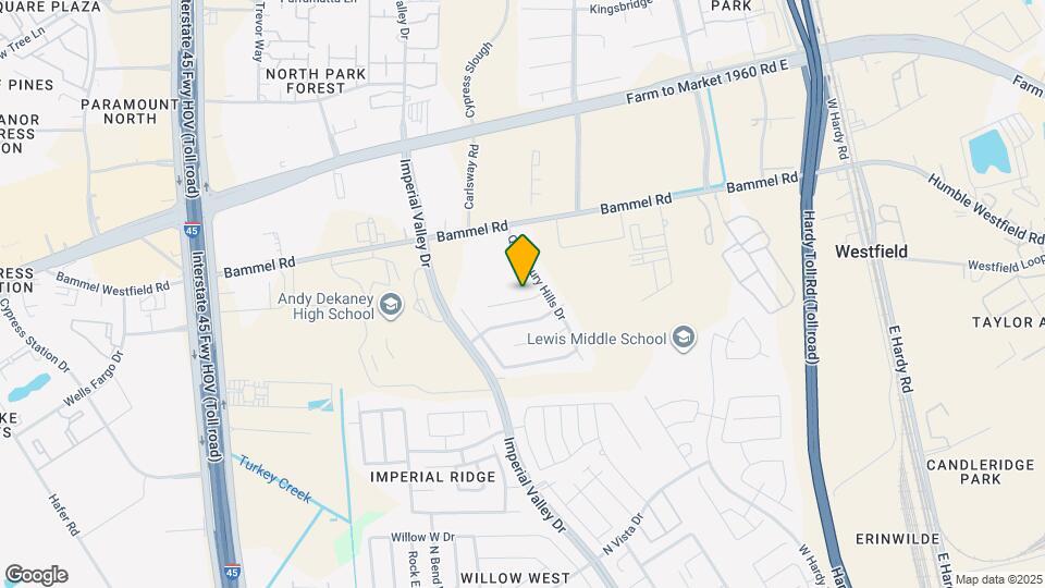 1015 Redcrest Springs Ct Mapa y Detalles de la Ubicación