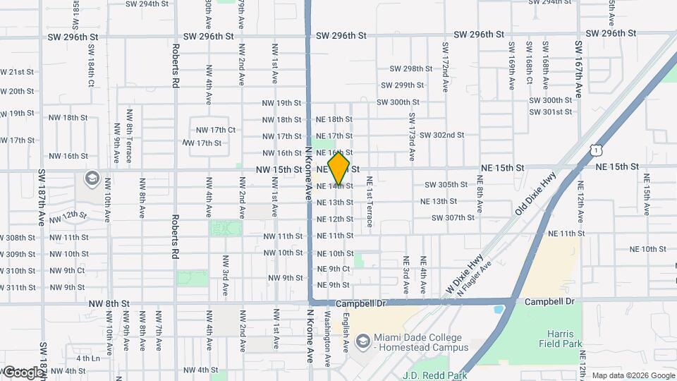 1329 NE Krome Terrace Map and Location Details