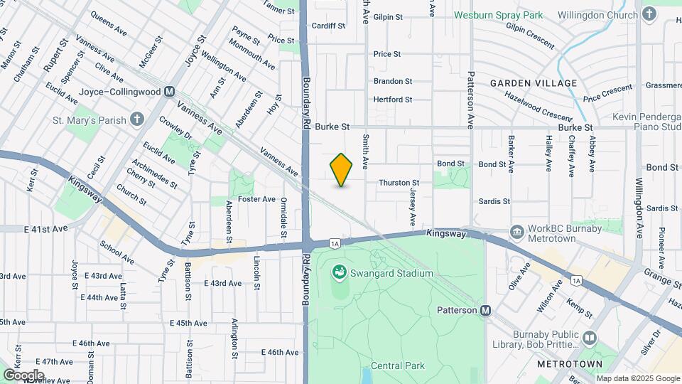 3762 Thurston St Map and Location Details