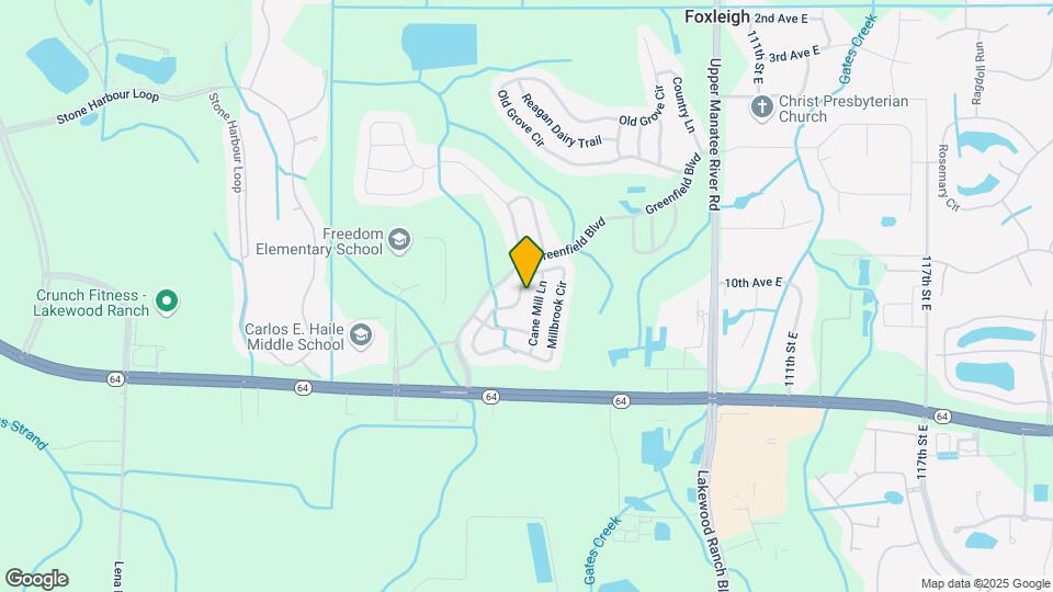 1155 Millbrook Cir Map and Location Details