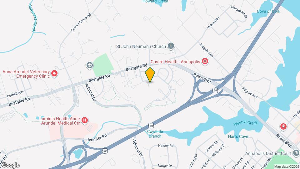 2054 Quaker Way Map and Location Details