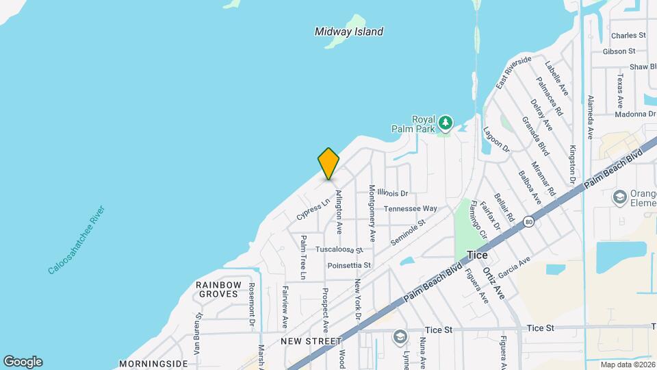 4408 E Riverside Dr Map and Location Details