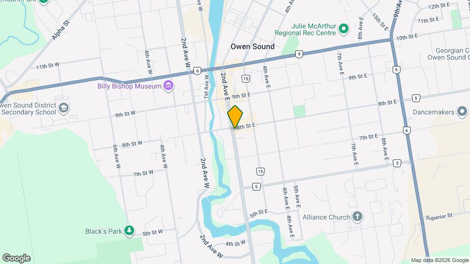 221 8th St E Map and Location Details