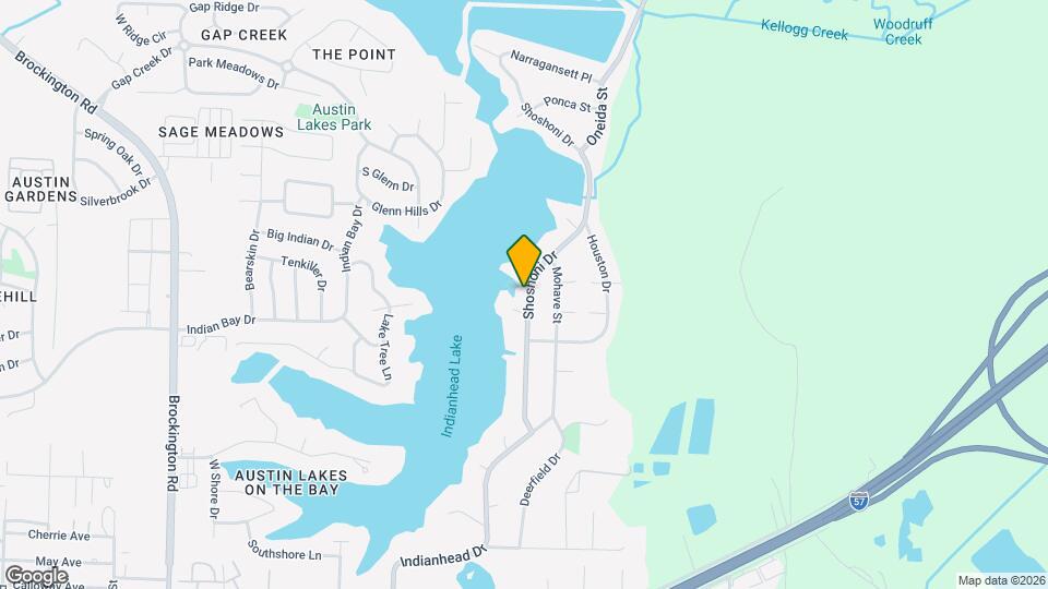 38 Shoshoni Dr Map and Location Details