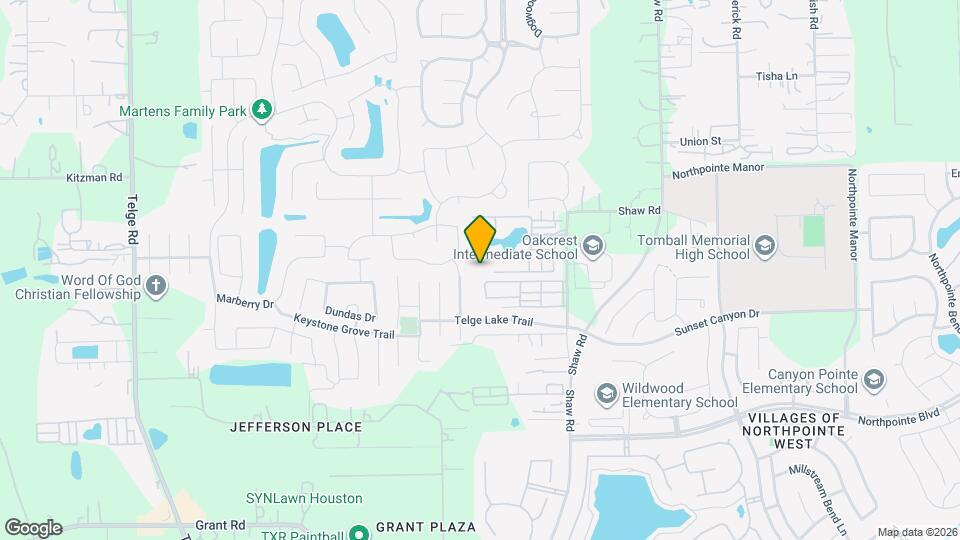 15102 Gardenberry Ln Map and Location Details