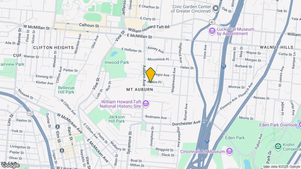 216 Gilman Ave Map and Location Details