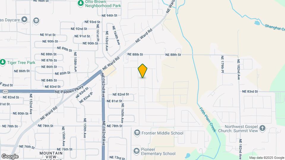 8400 NE 168th Ave Map and Location Details
