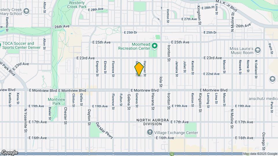 2072 Geneva St Map and Location Details