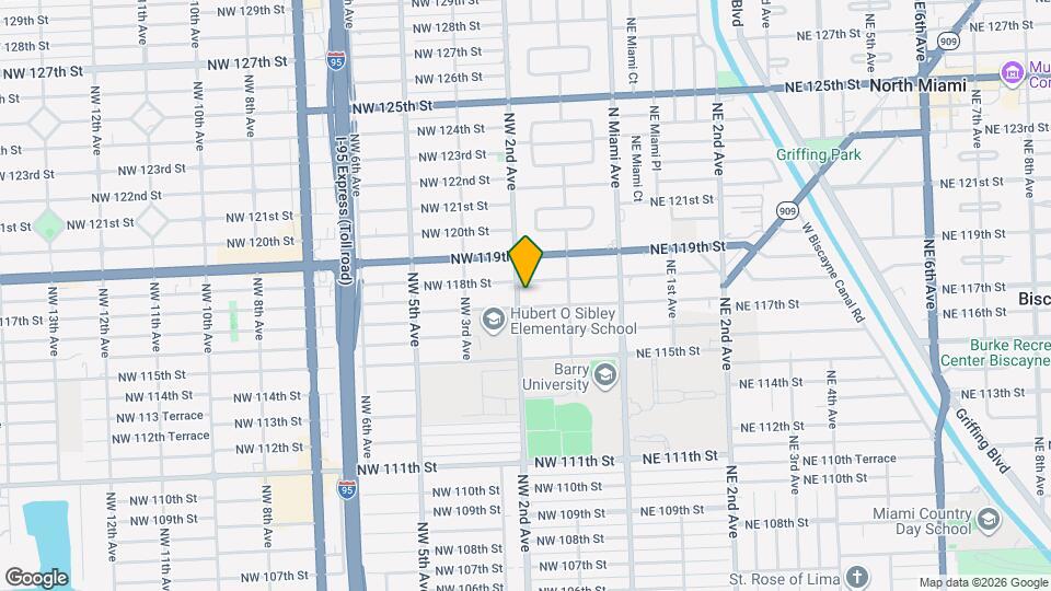 11717 NW 2nd Ave Map and Location Details