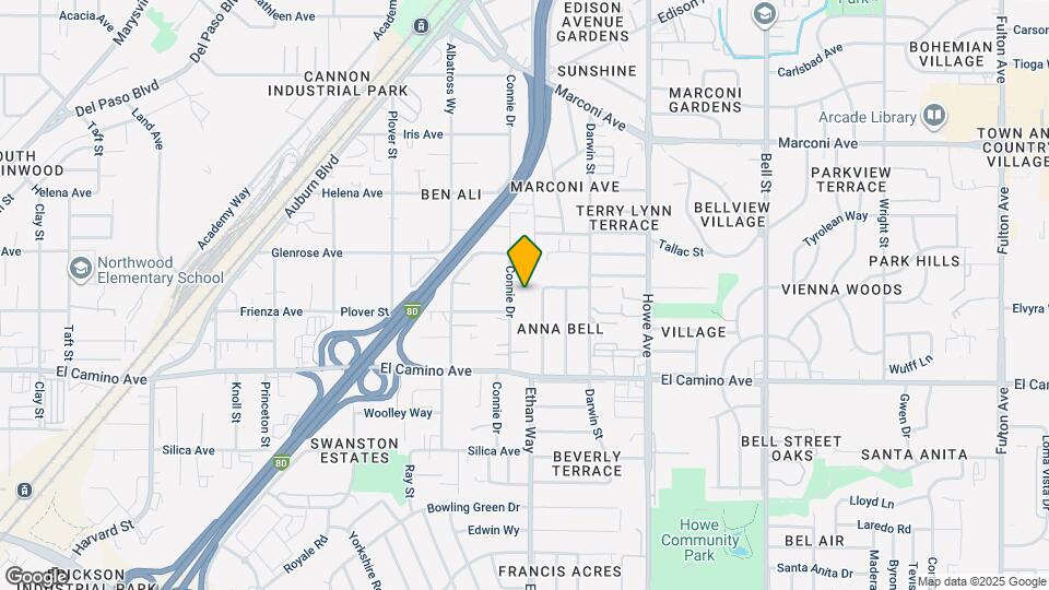 2612 Connie Dr Map and Location Details