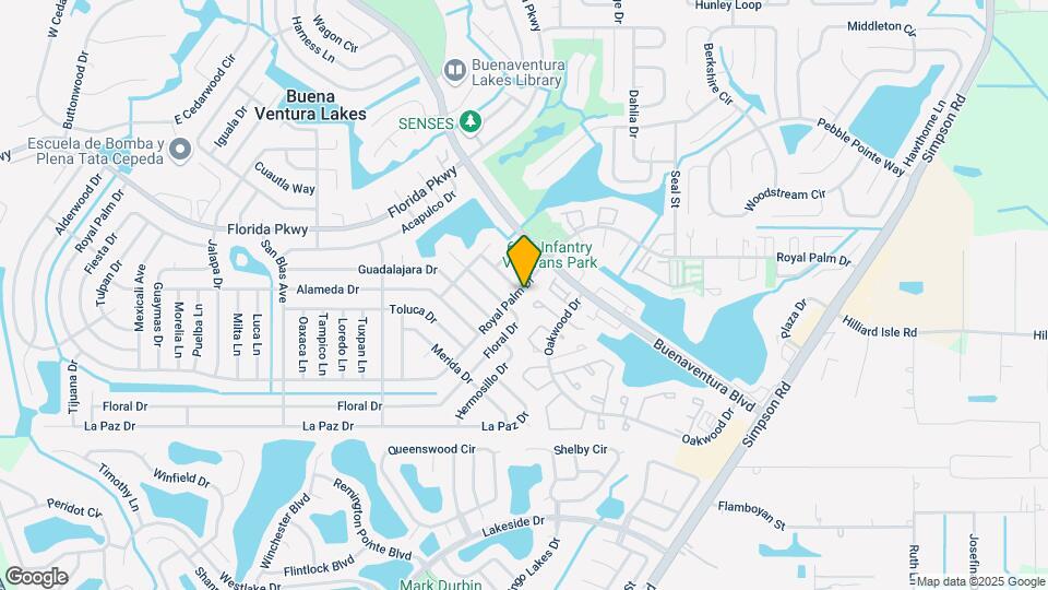 372 Royal Palm Dr Map and Location Details