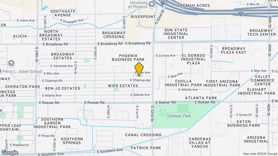 3112 E Chipman Rd Map and Location Details