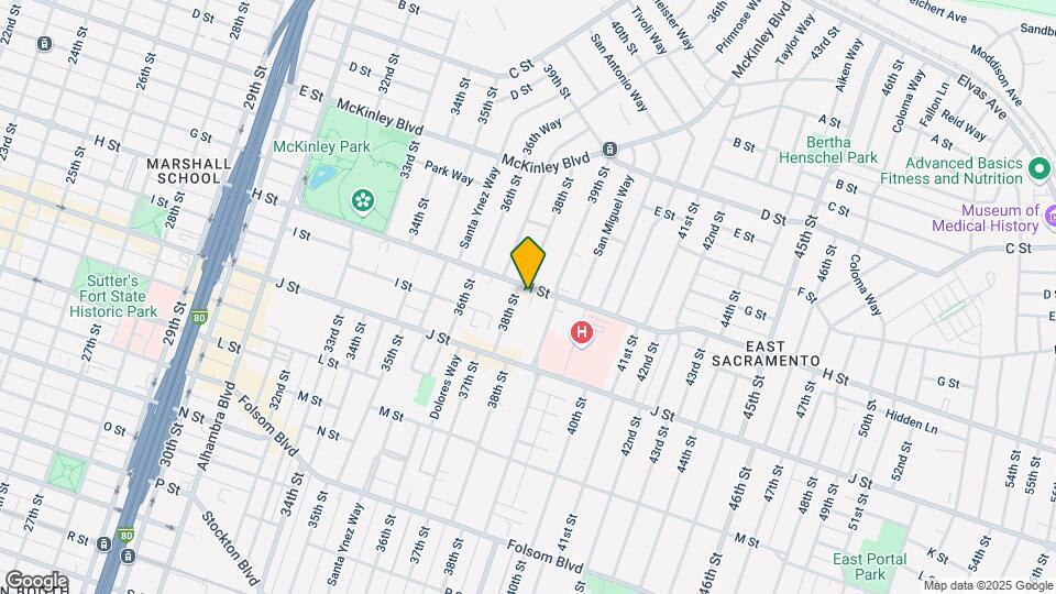 3810 H St Map and Location Details