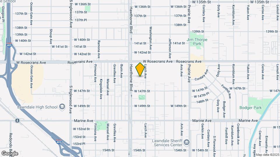 4322 W 145th St Mapa y Detalles de la Ubicación