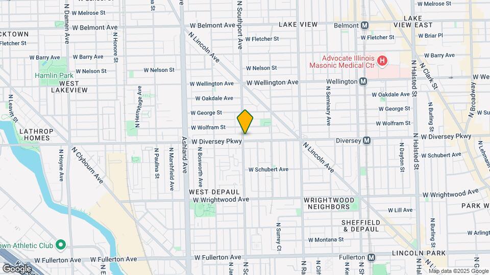 1356 W Diversey Pky Mapa y Detalles de la Ubicación