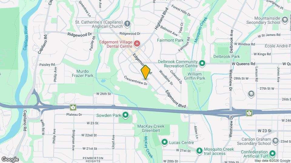 2710 Crescentview Dr Map and Location Details