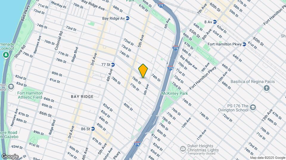 566 Bay Ridge Pky Map and Location Details