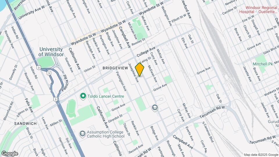 990 Josephine Ave Map and Location Details