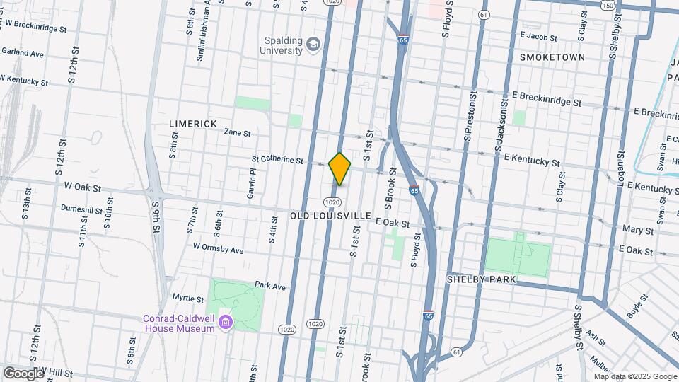 1127 S 2nd St Map and Location Details