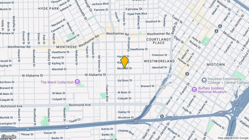 3703 Roseland St Map and Location Details