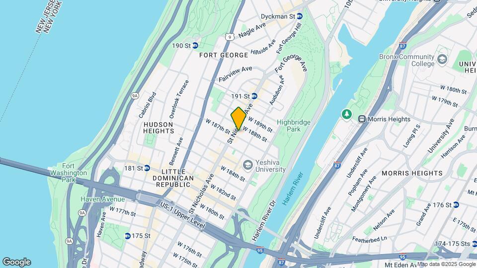 567 W 187th St Map and Location Details