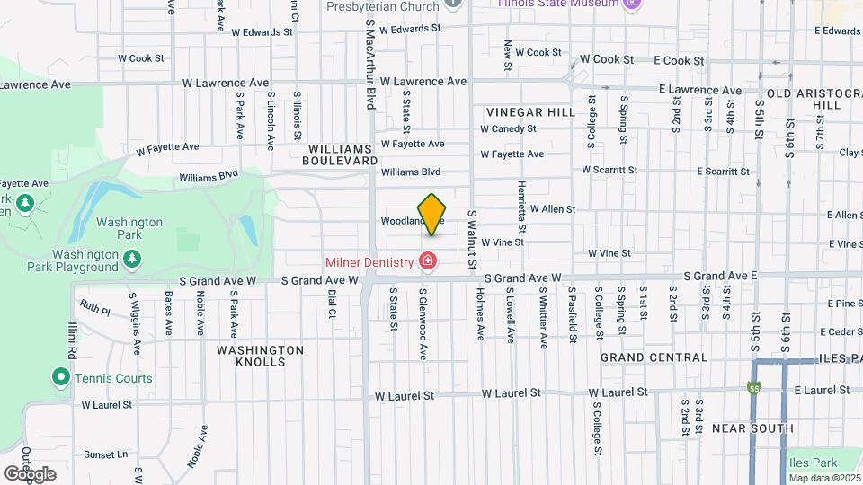649 W Vine St Map and Location Details