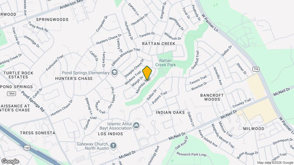 12915 Marimba Trail Map and Location Details